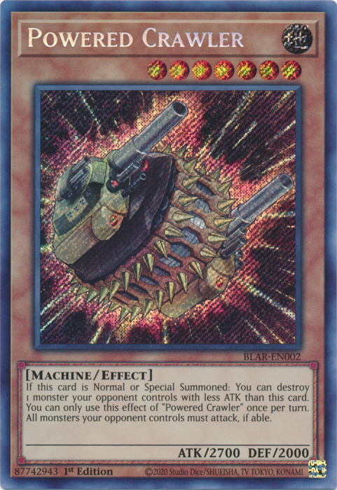 Powered Crawler [BLAR-EN002] Secret Rare | Chromatic Games