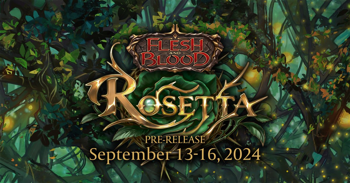 Rosetta Prerelease Event Ticket (13th September) | Chromatic Games