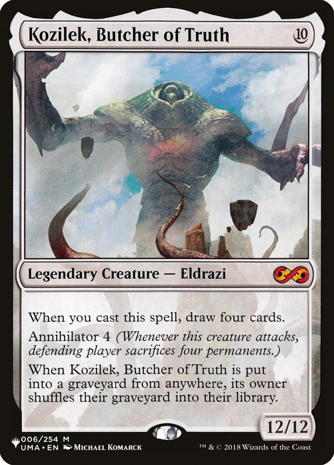 Kozilek, Butcher of Truth [The List] | Chromatic Games