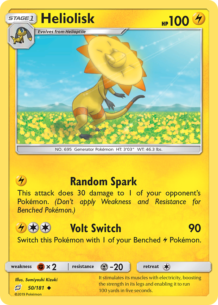 Heliolisk (50/181) [Sun & Moon: Team Up] | Chromatic Games