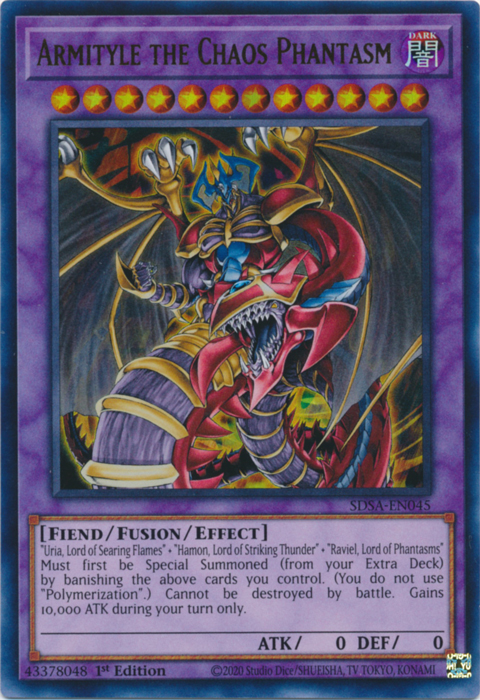 Armityle the Chaos Phantom [SDSA-EN045] Ultra Rare | Chromatic Games