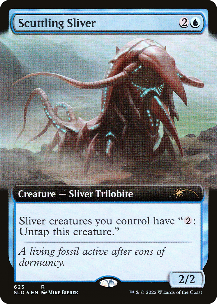 Scuttling Sliver (Extended Art) [Secret Lair Drop Promos] | Chromatic Games