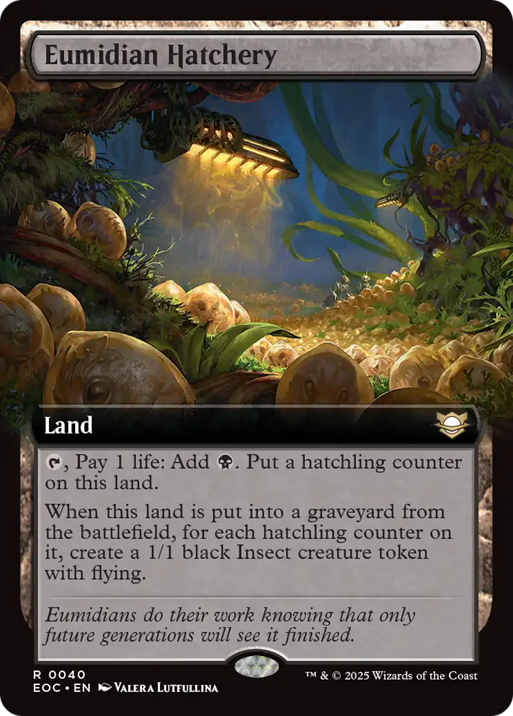 Eumidian Hatchery (Extended Art) [Edge of Eternities Commander] | Chromatic Games