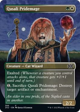 Qasali Pridemage Borderless 386/331 (Double Masters 2022)  - Foil | Chromatic Games