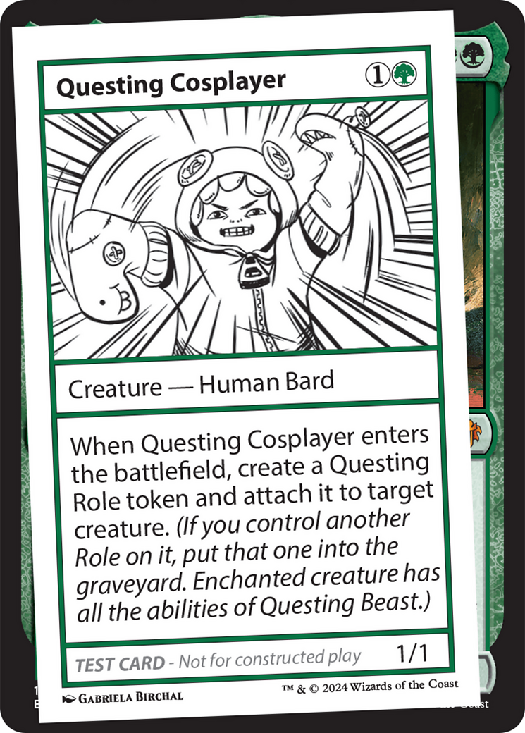 Questing Cosplayer [Mystery Booster 2 Playtest Cards] | Chromatic Games