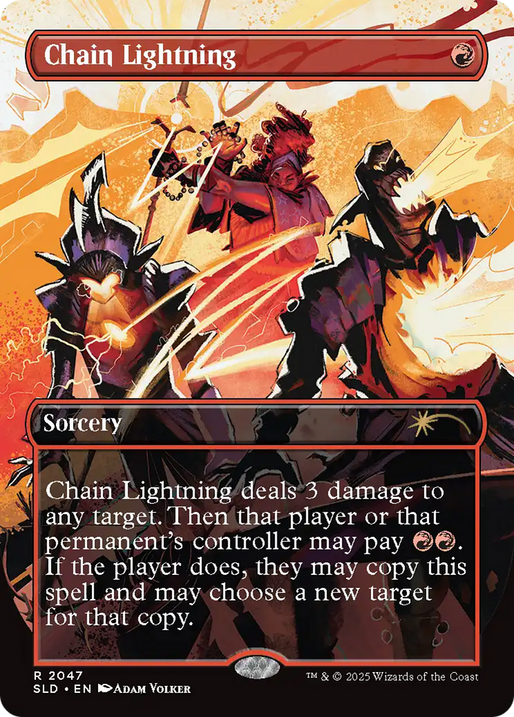 Chain Lightning (2047) (Rainbow Foil) [Secret Lair Drop Series] | Chromatic Games