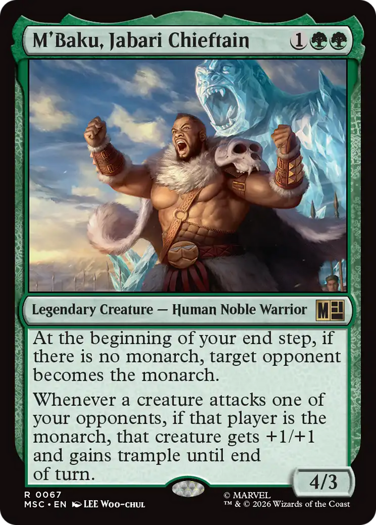 M'Baku, Jabari Chieftain [Marvel Super Heroes Commander] | Chromatic Games