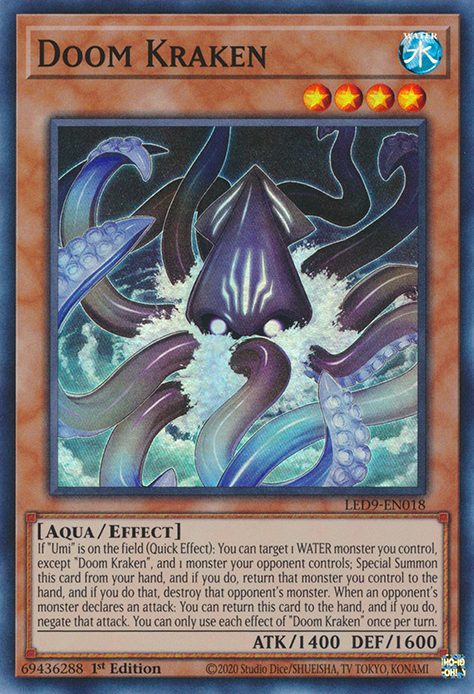 Doom Kraken [LED9-EN018] Super Rare | Chromatic Games