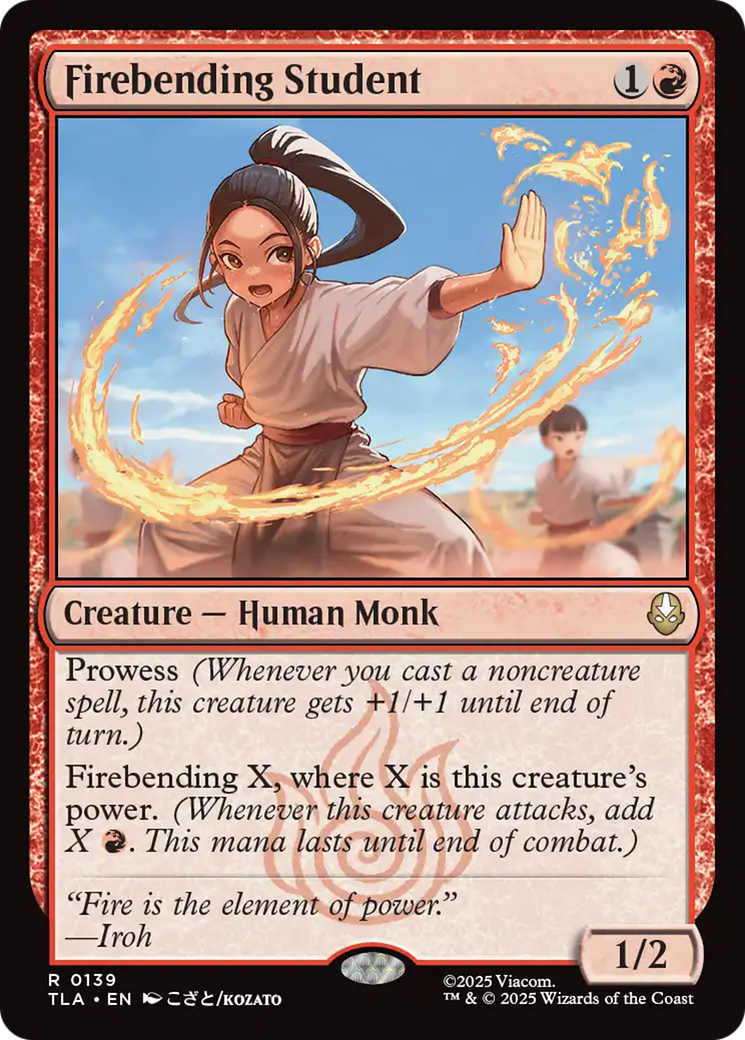 Firebending Student [Avatar: The Last Airbender] | Chromatic Games