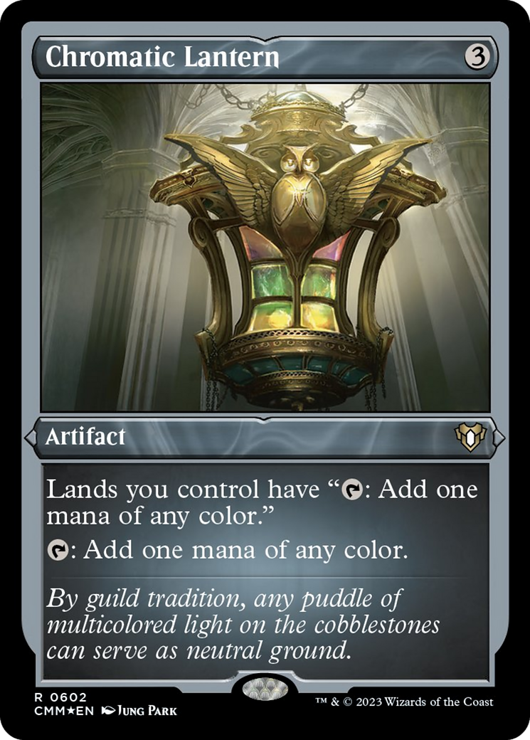 Chromatic Lantern (Foil Etched) [Commander Masters] | Chromatic Games