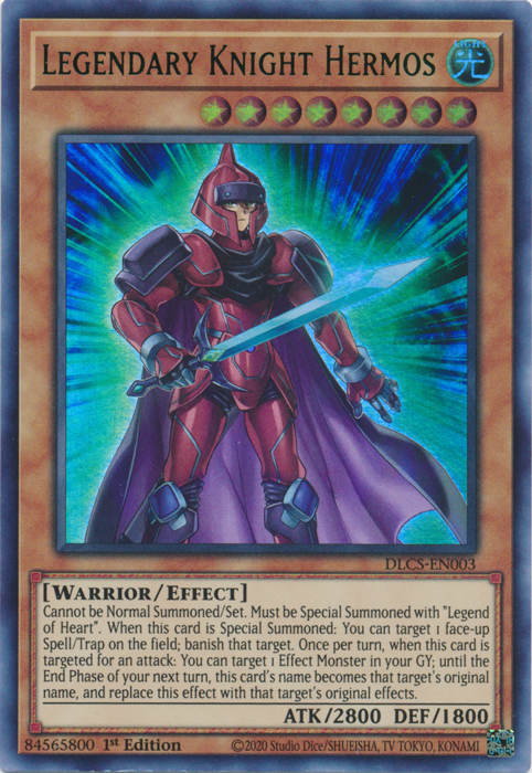 Legendary Knight Hermos (Green) [DLCS-EN003] Ultra Rare | Chromatic Games