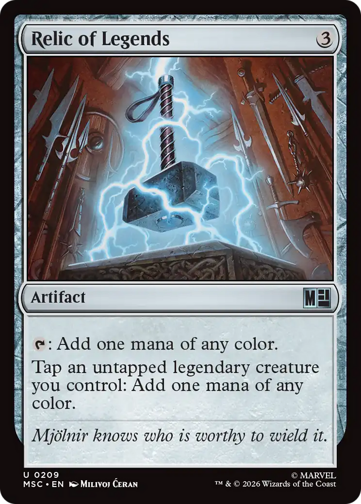 Relic of Legends [Marvel Super Heroes Commander] | Chromatic Games