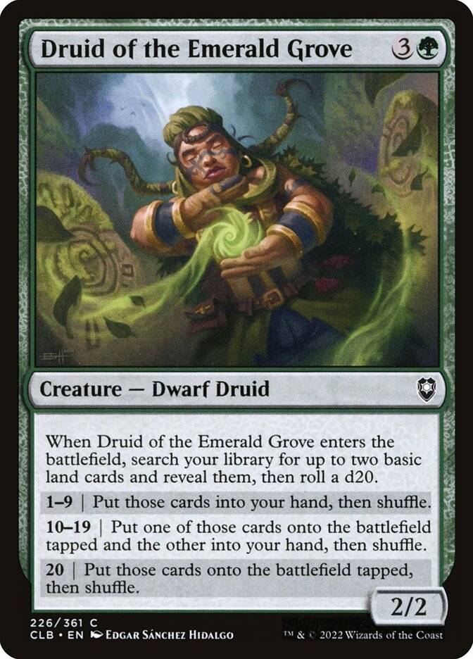Druid of the Emerald Grove 226 (Commander Legends: Battle for Baldur's Gate)  | Chromatic Games