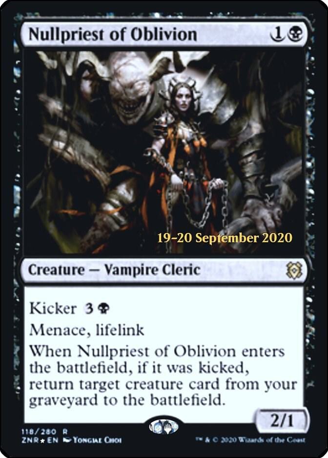 Nullpriest of Oblivion 118s/169 (Prerelease Cards)  - Foil | Chromatic Games