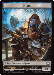 Hero (0004) // Treasure Double-Sided Token [FINAL FANTASY Tokens] | Chromatic Games