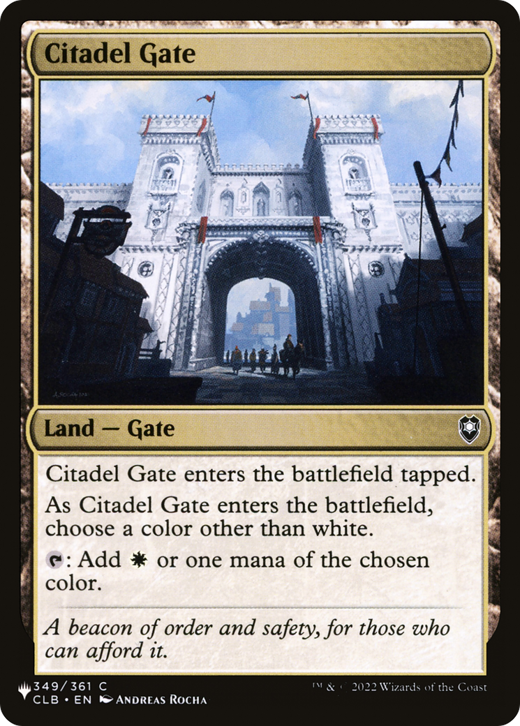Citadel Gate [The List] | Chromatic Games