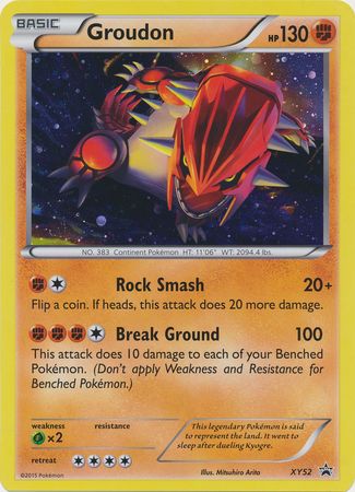 Groudon (XY52) (Jumbo Card) [XY: Black Star Promos] | Chromatic Games