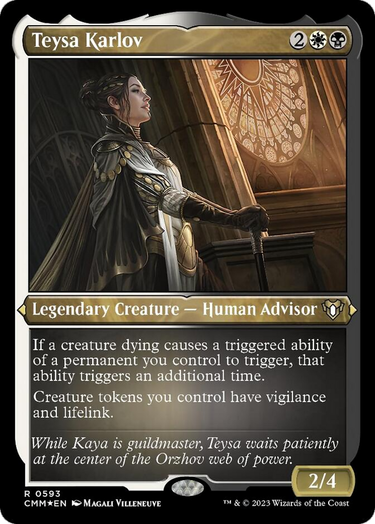 Teysa Karlov (Foil Etched) [Commander Masters] | Chromatic Games