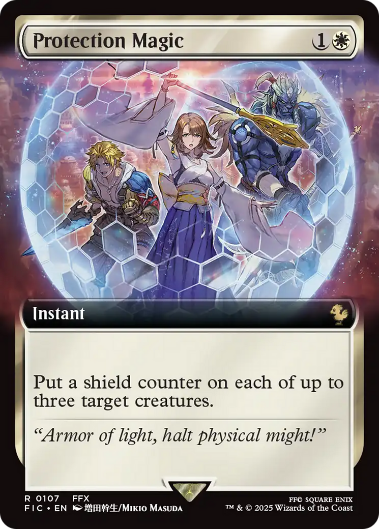 Protection Magic (Extended Art) [FINAL FANTASY Commander] | Chromatic Games