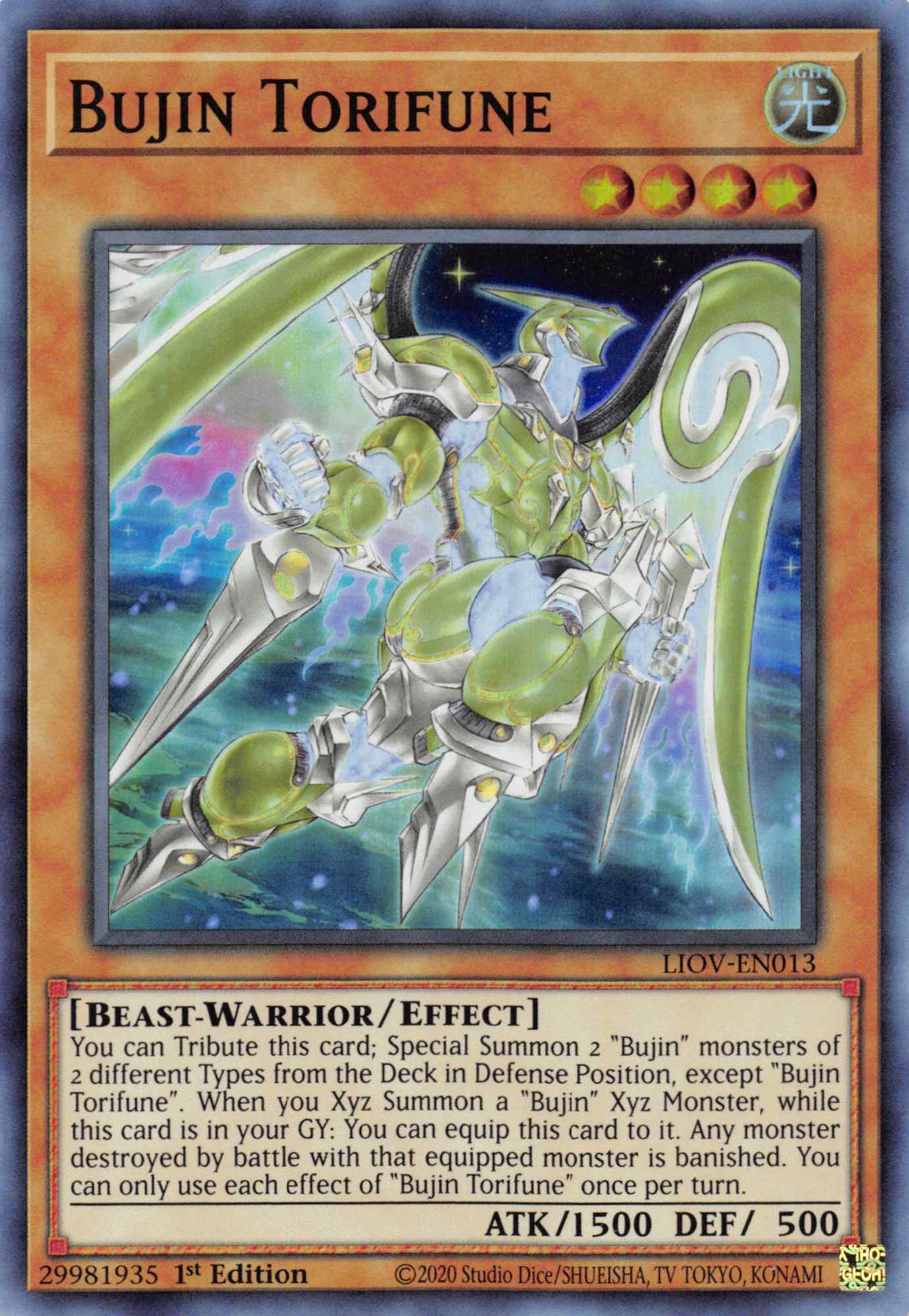 Bujin Torifune [LIOV-EN013] Super Rare | Chromatic Games
