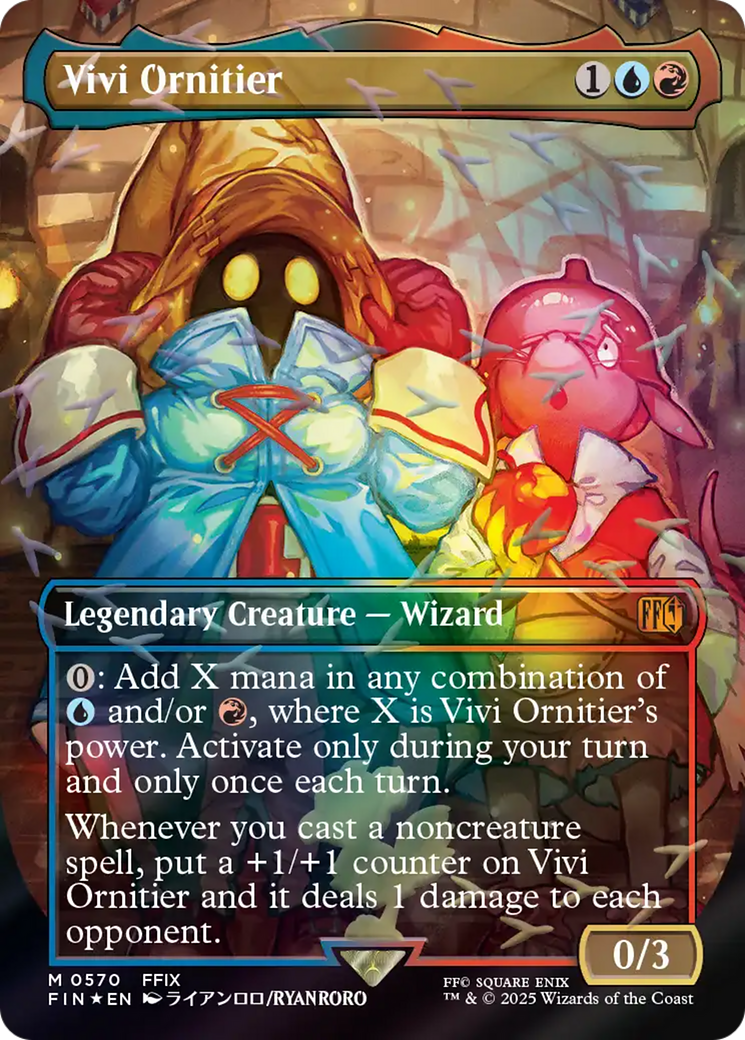 Vivi Ornitier (Borderless) (Chocobo Track Foil) [FINAL FANTASY] | Chromatic Games