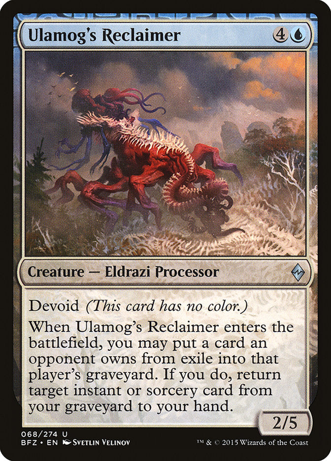 Ulamog's Reclaimer 68/274 (Battle for Zendikar)  | Chromatic Games