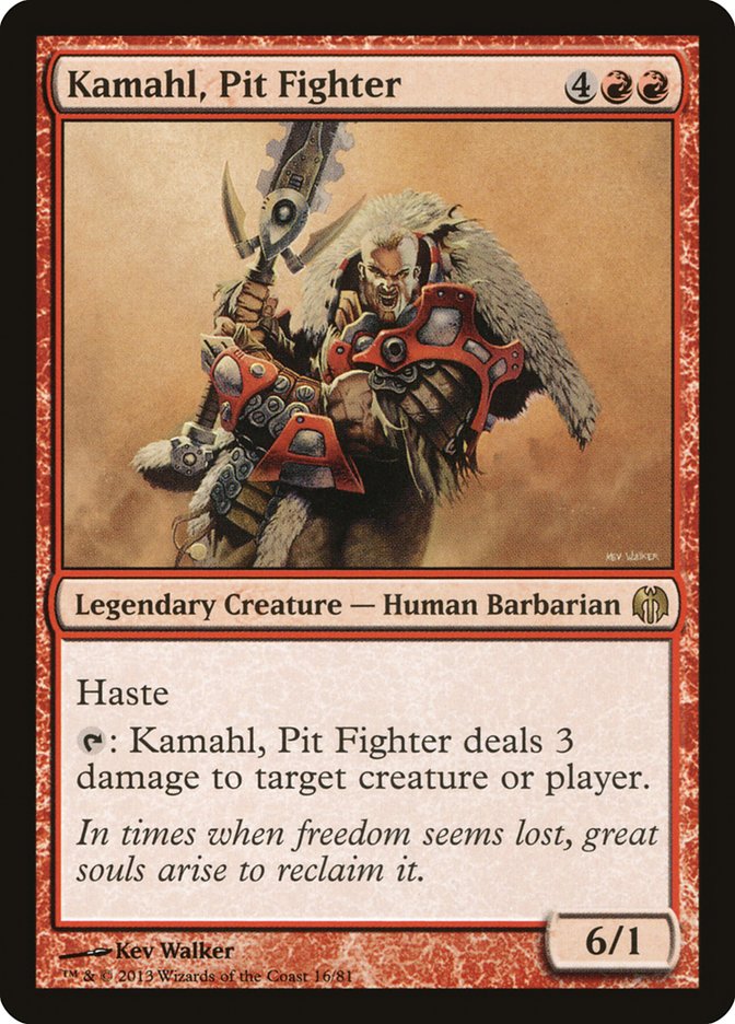 Kamahl, Pit Fighter [Duel Decks: Heroes vs. Monsters] | Chromatic Games