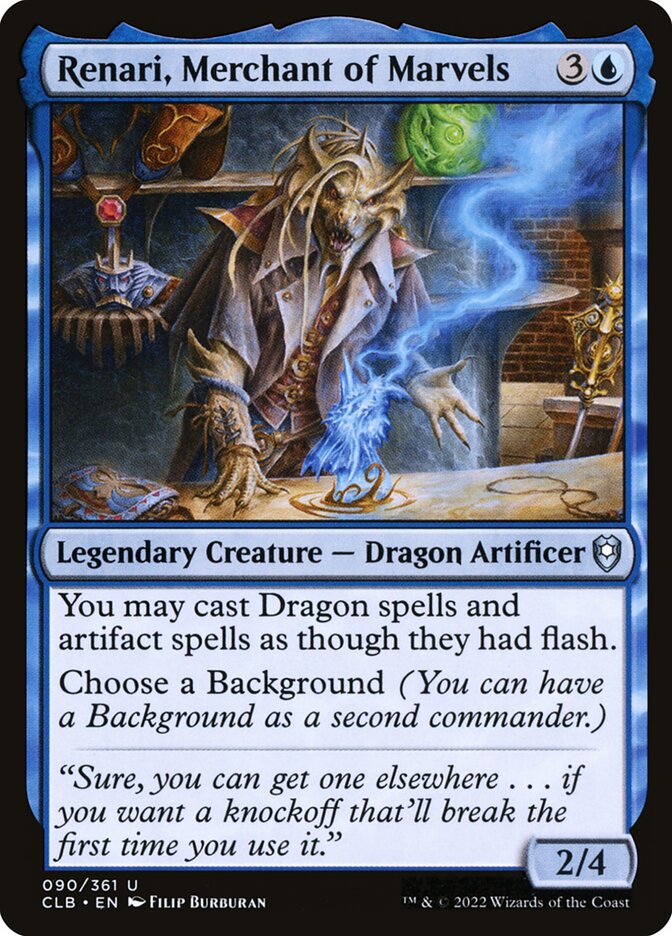 Renari, Merchant of Marvels 90 (Commander Legends: Battle for Baldur's Gate)  | Chromatic Games