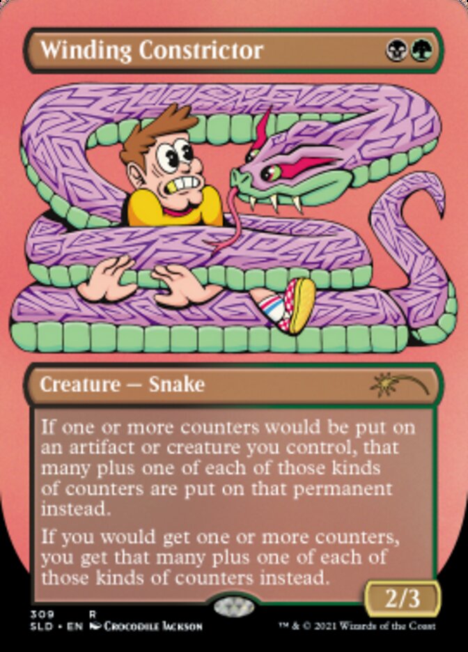 Winding Constrictor (Borderless) [Secret Lair Drop Series] | Chromatic Games