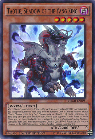 Taotie, Shadow of the Yang Zing (SE) [NECH-ENS05] Super Rare | Chromatic Games