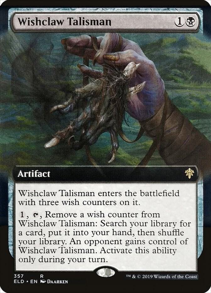 Wishclaw Talisman 357 (Throne of Eldraine)  - Extended Art Foil | Chromatic Games