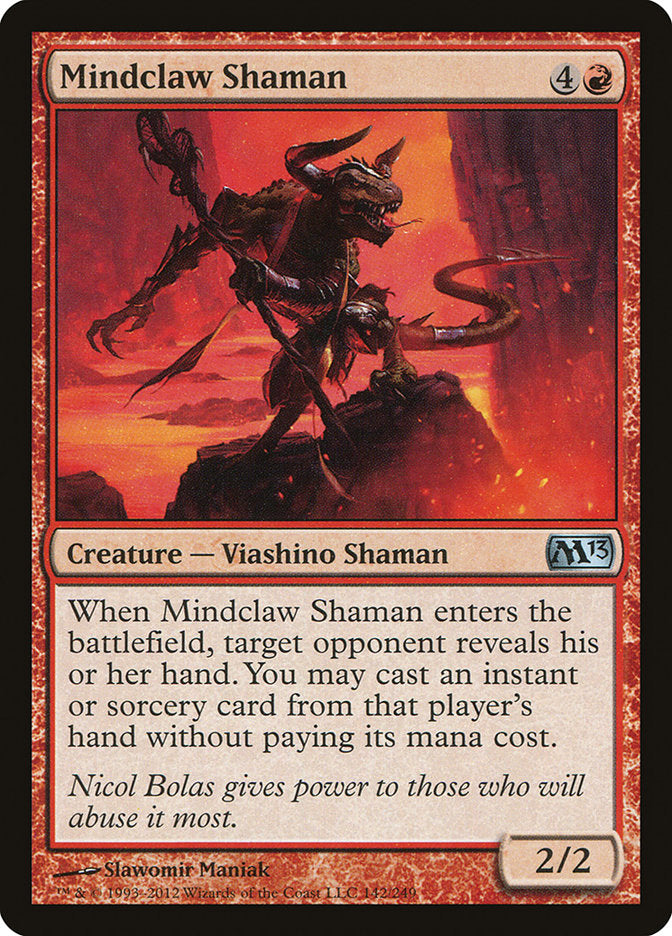 Mindclaw Shaman 142/249 (Magic 2013 (M13))  | Chromatic Games