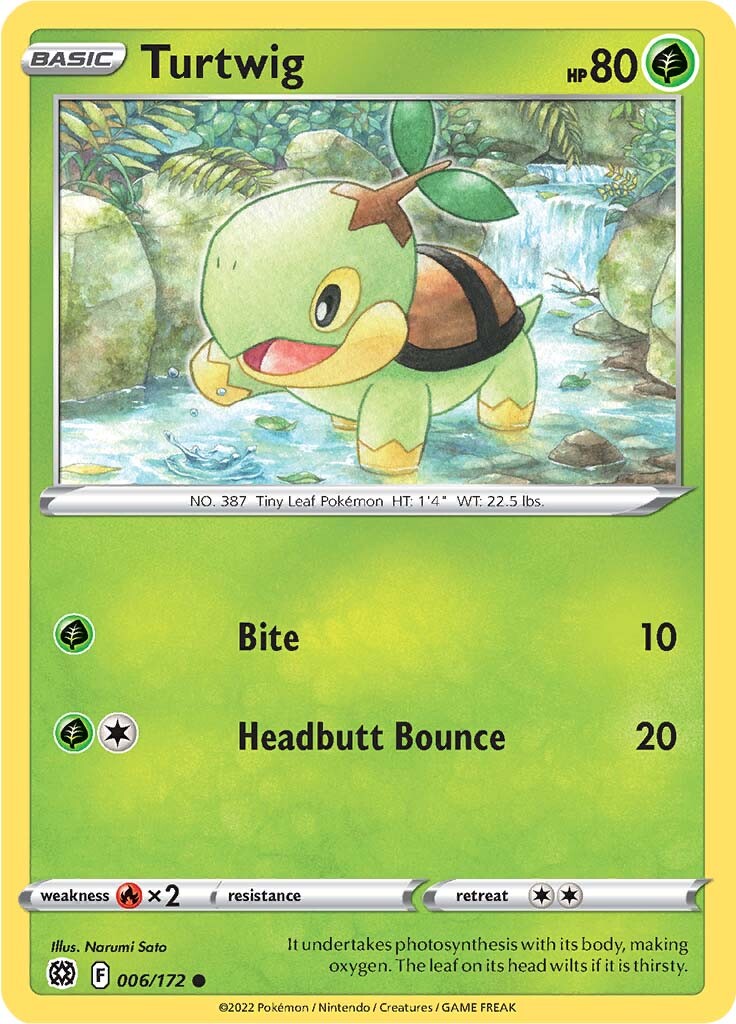 Turtwig (006/172) [Sword & Shield: Brilliant Stars] | Chromatic Games