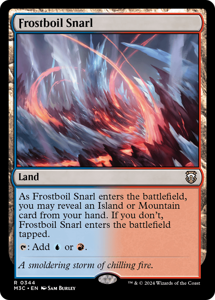 Frostboil Snarl (Ripple Foil) [Modern Horizons 3 Commander] | Chromatic Games