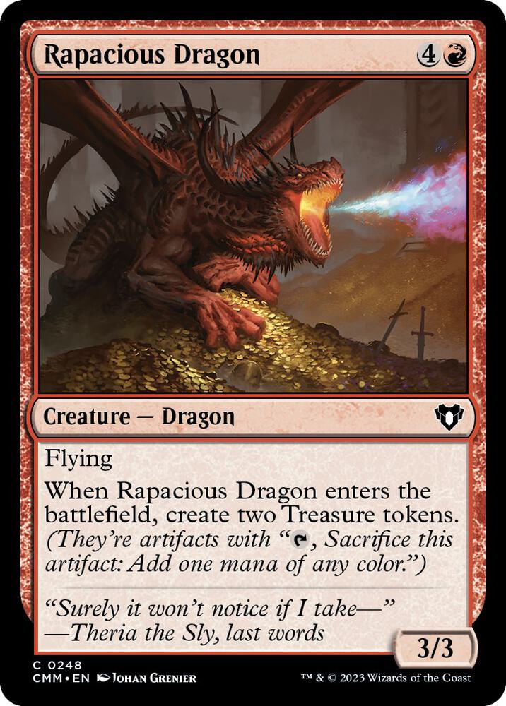 Rapacious Dragon 248/451 (Commander Masters)  | Chromatic Games