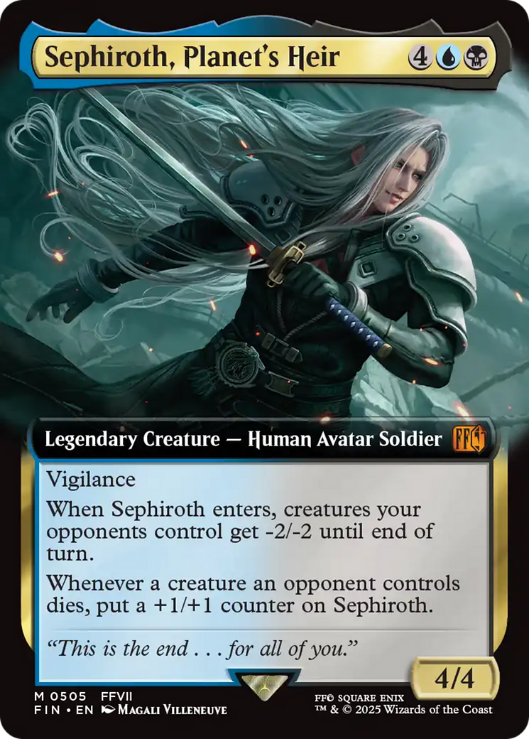Sephiroth, Planet's Heir (Extended Art) [FINAL FANTASY] | Chromatic Games