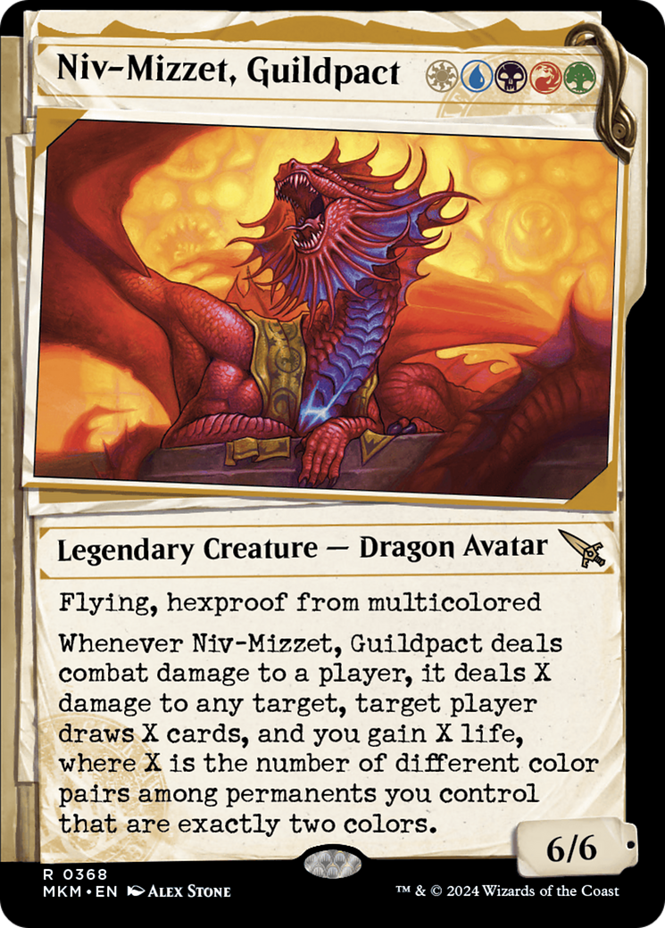 Niv-Mizzet, Guildpact (Showcase) (368) [Murders at Karlov Manor] | Chromatic Games