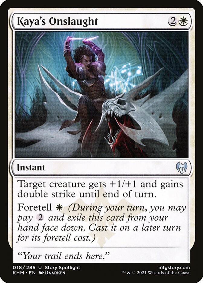 Kaya's Onslaught 18 (Kaldheim)  - Foil | Chromatic Games