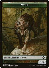 Wolf // Faerie Dragon Double-Sided Token [Dungeons & Dragons: Adventures in the Forgotten Realms Tokens] | Chromatic Games