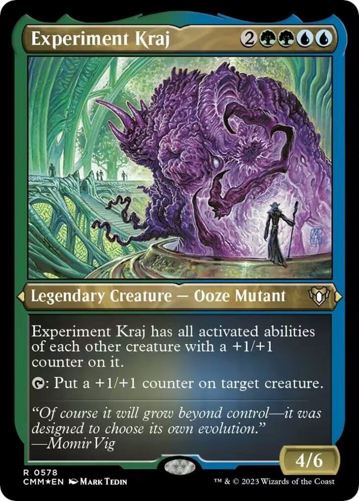 Experiment Kraj 578/451 (Commander Masters)  - Etched Foil | Chromatic Games