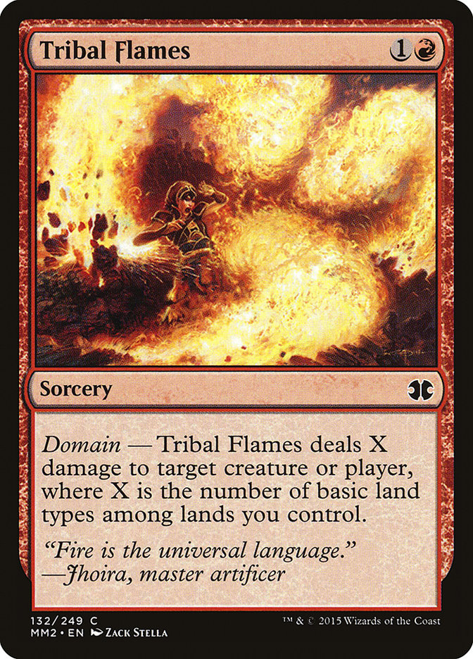 Tribal Flames 132/249 (Modern Masters 2015)  | Chromatic Games