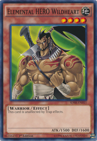 Elemental Hero Wildheart [SDHS-EN011] Common | Chromatic Games