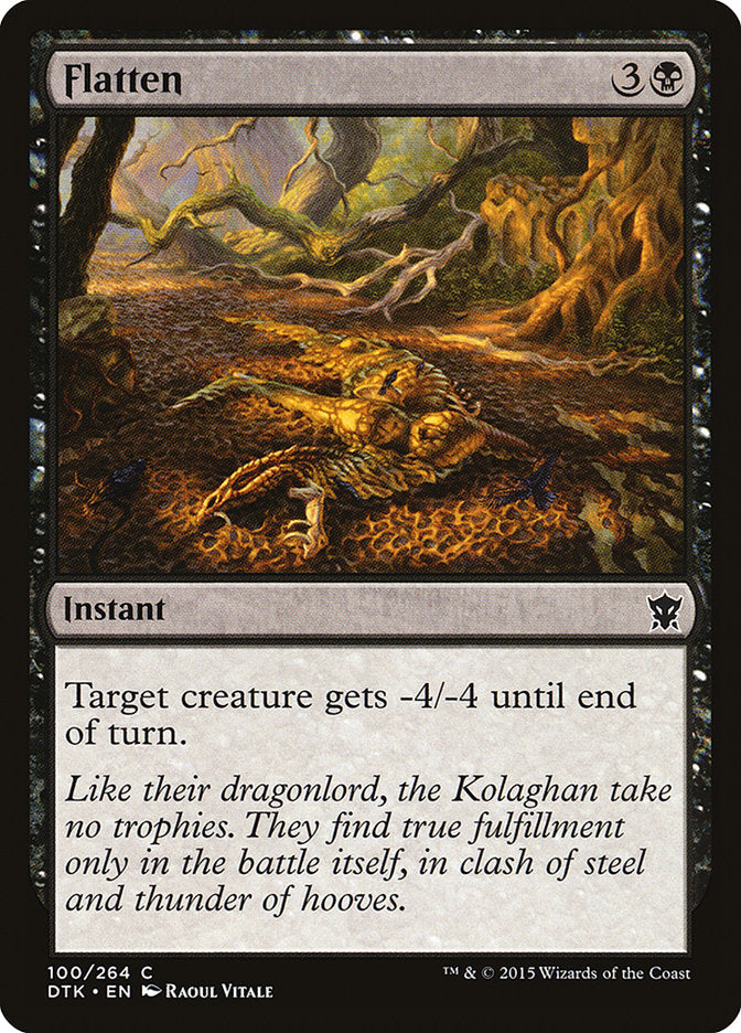 Flatten 100/264 (Dragons of Tarkir)  | Chromatic Games