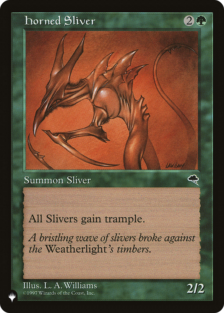 Horned Sliver [The List] | Chromatic Games