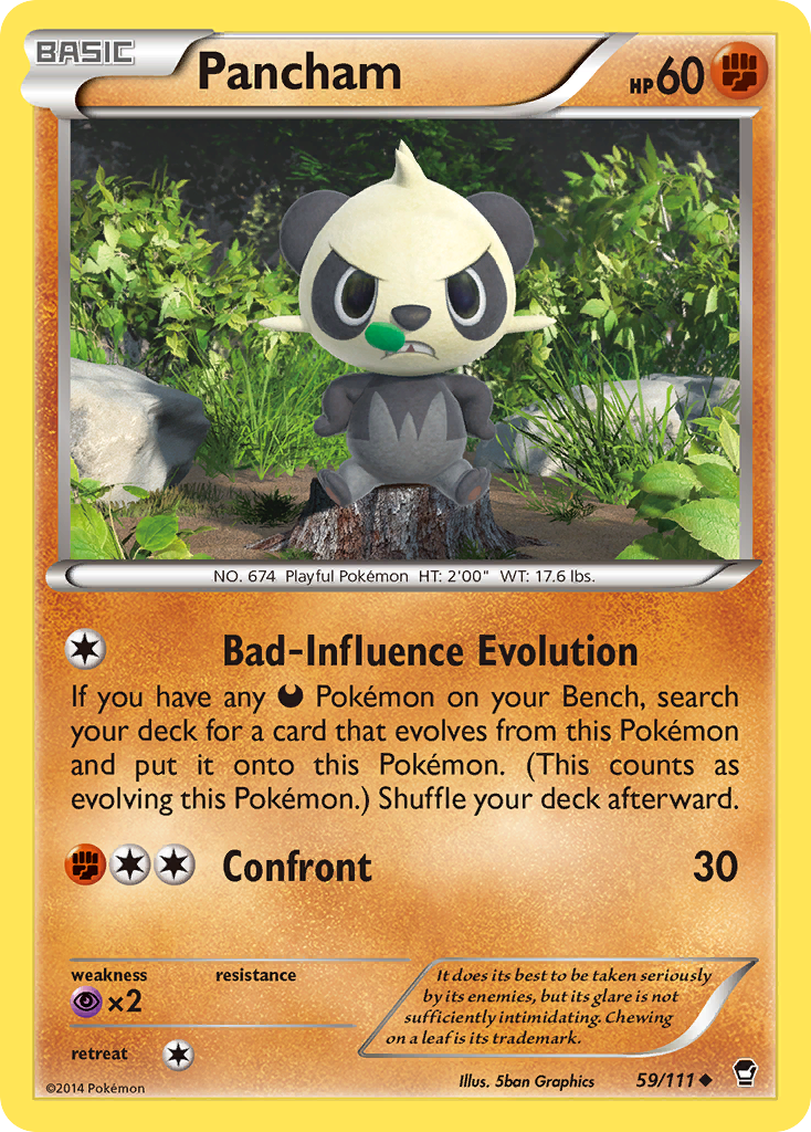 Pancham (59/111) [XY: Furious Fists] | Chromatic Games