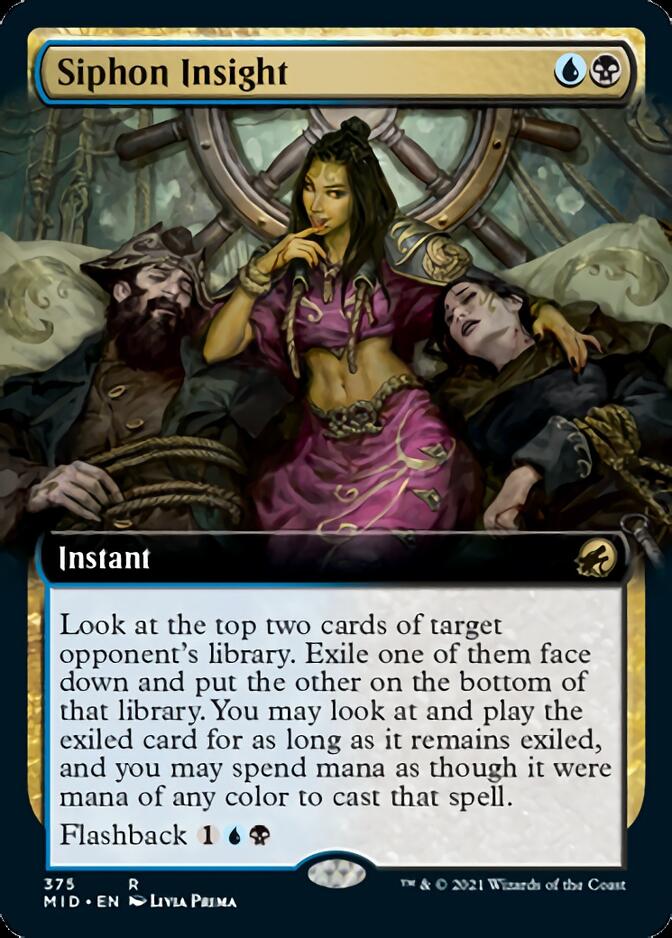 Siphon Insight (Extended Art) [Innistrad: Midnight Hunt] | Chromatic Games