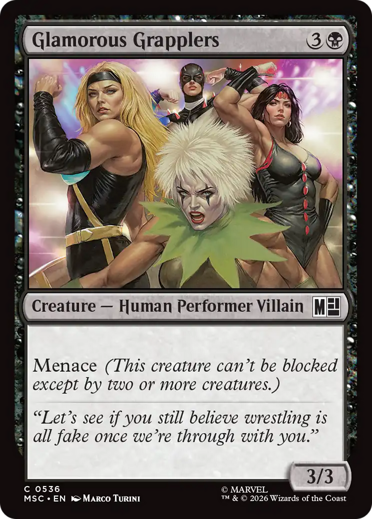 Glamorous Grapplers [Marvel Super Heroes Commander] | Chromatic Games