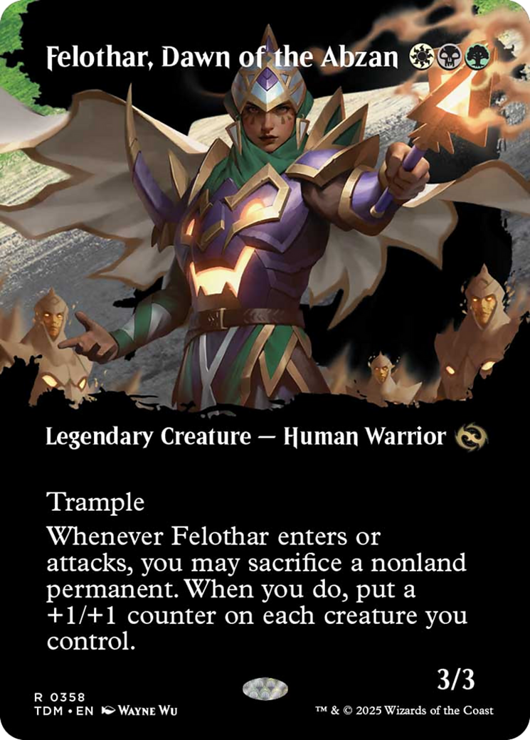 Felothar, Dawn of the Abzan (Borderless) [Tarkir: Dragonstorm] | Chromatic Games