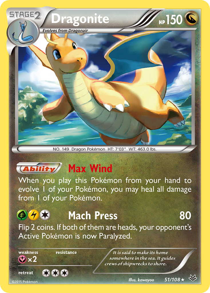 Dragonite (51/108) [XY: Roaring Skies] | Chromatic Games