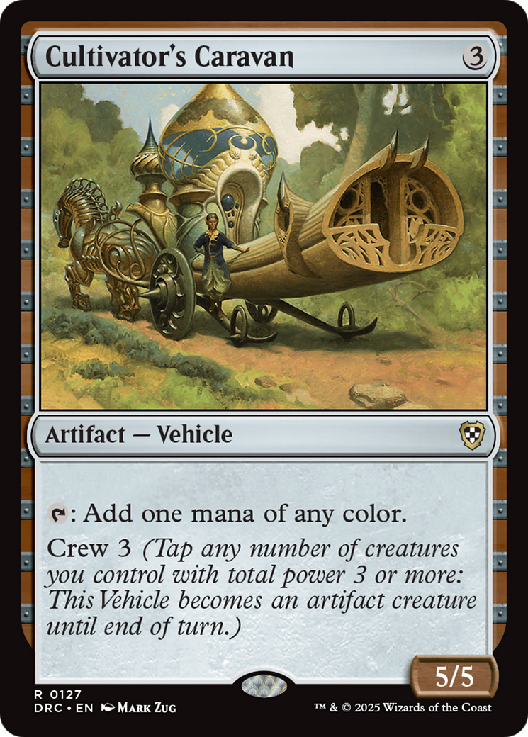 Cultivator's Caravan [Aetherdrift Commander] | Chromatic Games